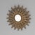 Vintage Sunburst Mirror in Steel, 1950s For Sale - Image 6 of 6