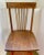 Mid-Century Modern Vintage Industrial Stool Oak Wood and Red Steel For Sale - Image 3 of 12