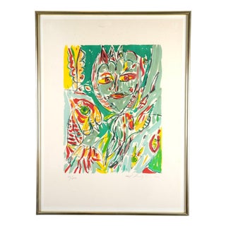 Carl-Henning Pedersen, H. C. Andersen Suite, 1890s, Lithograph, Framed For Sale