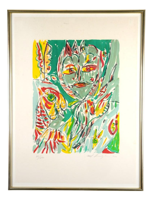 Carl-Henning Pedersen, H. C. Andersen Suite, 1890s, Lithograph, Framed