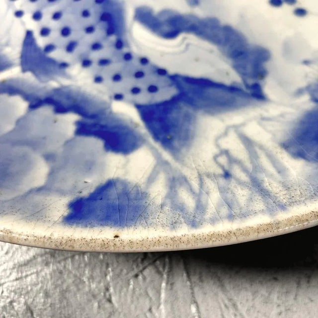 Meiji Era Decorative Plate with Koi Motif, Japan, 1900s For Sale - Image 5 of 13