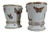 Early 19th Century Spode Porcelain Butterfly Pattern Flower Root Pots, Cachepots or Planters - A Pair For Sale