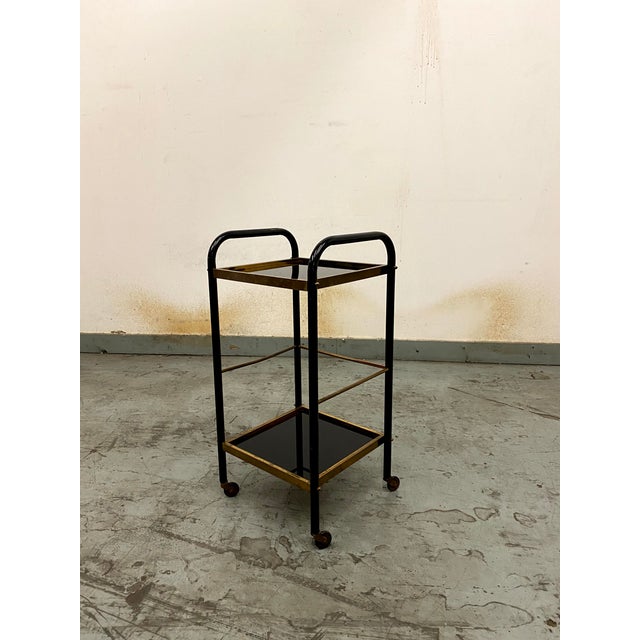 Vintage Bar Cart For Sale In Chicago - Image 6 of 9