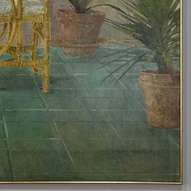 Grand Oil Painting on Canvas by Jaap Schlee (1946-2014) Ca. 1980 For Sale In Dallas - Image 6 of 14