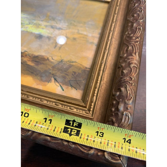 Artwork by Merwin Richard Altfeld 1966 Original Malibu California Mixed-Media Painting For Sale - Image 10 of 15