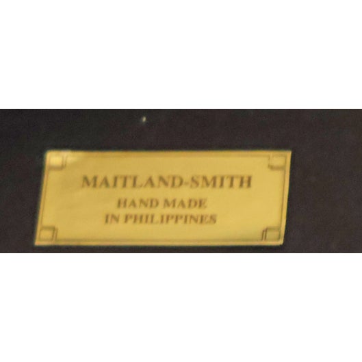 Maitland Smith George III Style Tessellated Marble Top Console Table For Sale - Image 12 of 12