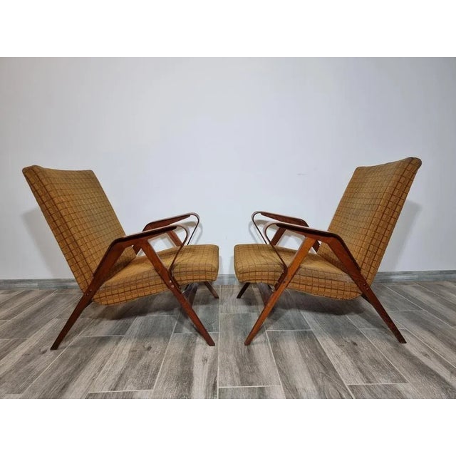 Set of Tatra Armchairs by Fantisek Points For Sale - Image 15 of 17