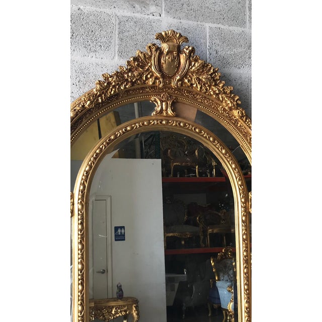 Gold French Louis XVI Style Floor Mirror Chairish