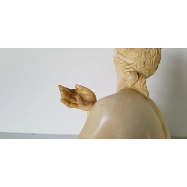 A. Santini Italian Classic Venus Nude Female Sculpture on Marble Base/ Sold For Sale - Image 9 of 13