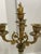 19c Pair French Neoclassical Dore Bronze & Marble Candelabras For Sale - Image 4 of 12