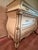 Vintage French Provincial Bombe Dresser in Antiqued Ivory Finish For Sale - Image 4 of 11