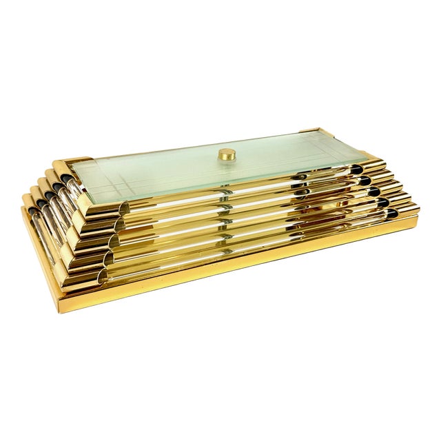 Mid-Century Hollywood Regency Sconce or Ceiling Lamp from Sölken Leuchten, 1960s For Sale