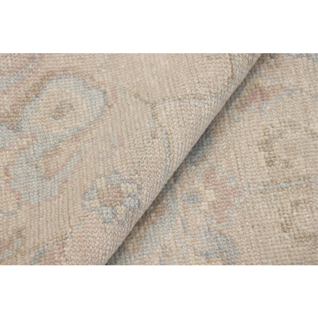 Transitional Oushak Wool Beige Area Rug-10' 1'' X 13'11'' For Sale - Image 3 of 5