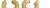 Metal Hoop Earrings in 19.2K Gold, Set of 2 For Sale - Image 7 of 8