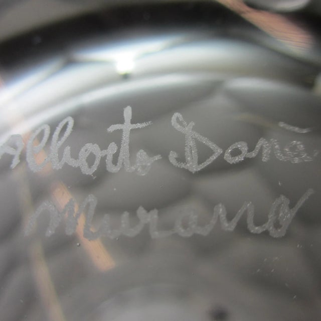 Large Hand-Blown Murano Glass Vase by Alberto Donà, Italy For Sale - Image 7 of 8