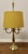 French Brass Triple Desk Lamp A lovely piece, a brass triple sconce lamp this is a traditional design the shade is in its...