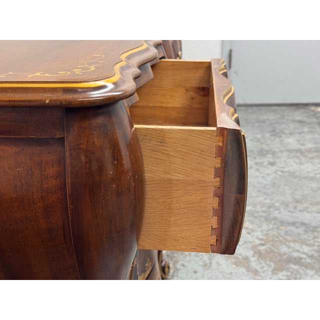 Phyllis Andrade for White Furniture Company Chinoiserie Bombe Chests, Pair For Sale - Image 10 of 12