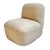 Ivory Soft Swivel Slipper Chair For Sale - Image 11 of 13