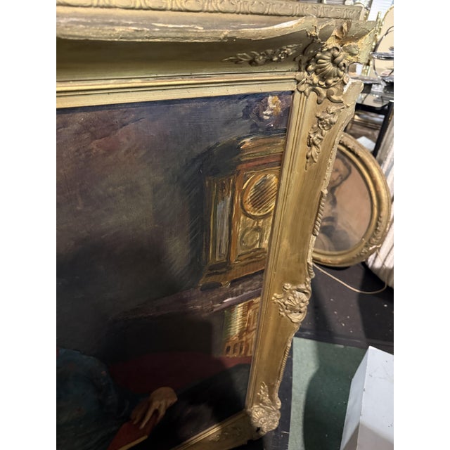 Portrait, 1890s-1910s, Oil on Canvas, Framed For Sale - Image 3 of 7