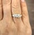 Modern 1.07 Ct Diamond Ring Size 6.75 For Sale - Image 3 of 9