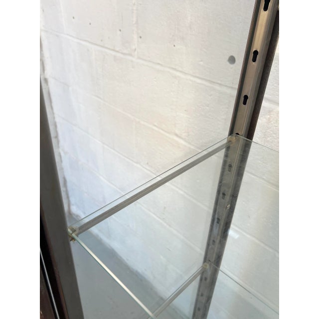 Gray Vintage Dulton Glass Dentists Display Cabinet For Sale - Image 8 of 10