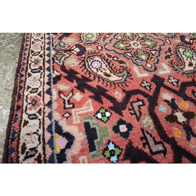 Mid 20th Century Galerie Shabab Collection Mid-20th Century Persian Hamadan Rug For Sale - Image 5 of 8