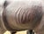 1950s Leather Clad Rhinoceros Sculptural Foot Stool For Sale - Image 10 of 10