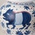 Pair of Vintage Brunschwig & Fils Cadiz Table Lamps With Lid - Blue and White Ceramic With Boar and Deer Motif For Sale - Image 16 of 18