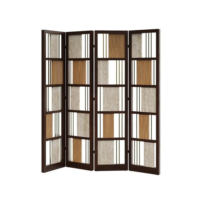 Wordsworth Folding Screen from Wood Tailors Club For Sale - Image 9 of 9