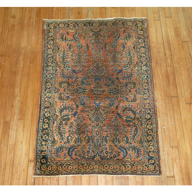 Early 20th Century Persian Sarouk Rug - 4'9" x 8' For Sale - Image 14 of 18