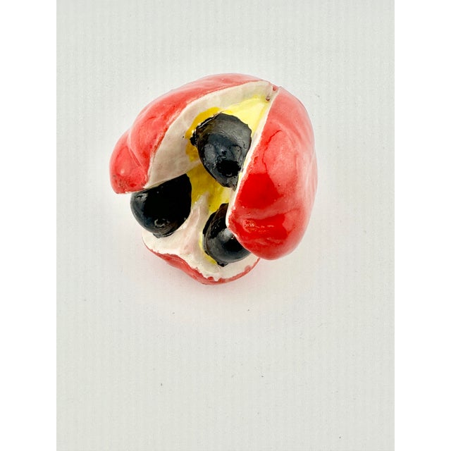 Farmhouse Vintage Handmade Ceramic Fruit-Set of 4 For Sale - Image 3 of 7
