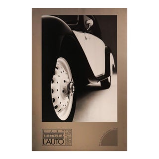 1985 French Car Poster, L'Art, Le Style & l'Auto (Musee d'Art Moderne), BMW Coupe 327 For Sale