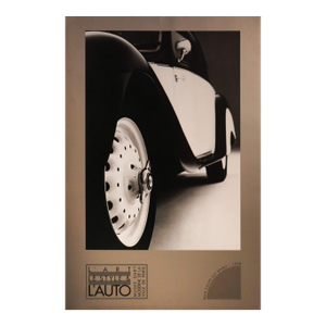 1985 French Car Poster, L'Art, Le Style & l'Auto (Musee d'Art Moderne), BMW Coupe 327