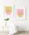 Mid-Century Modern The Interaction of Light Pink and Celery Green Fine Art Print 20" X 24" by Liz Roache For Sale - Image 3 of 7