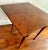 Heckman Burlwood Drop-Leaf Handkerchief Corner Table For Sale - Image 6 of 12
