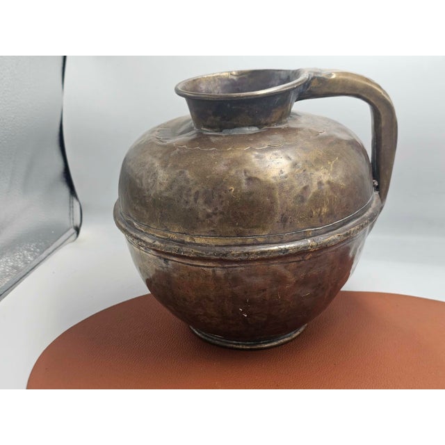 Metal 19th Century Brass Jug For Sale - Image 7 of 7