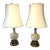 1940s West Germany Bavarian Bristol Gold Gilded Vintage Table Lamps - a Pair For Sale