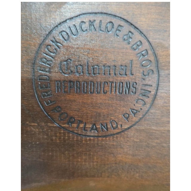 1990s Frederick Duckloe Youth Child's Colonial Fan Back Windsor Chair For Sale - Image 13 of 13
