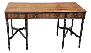 William French Minneapolis Mahogany Writing Desk, Circa 1890s