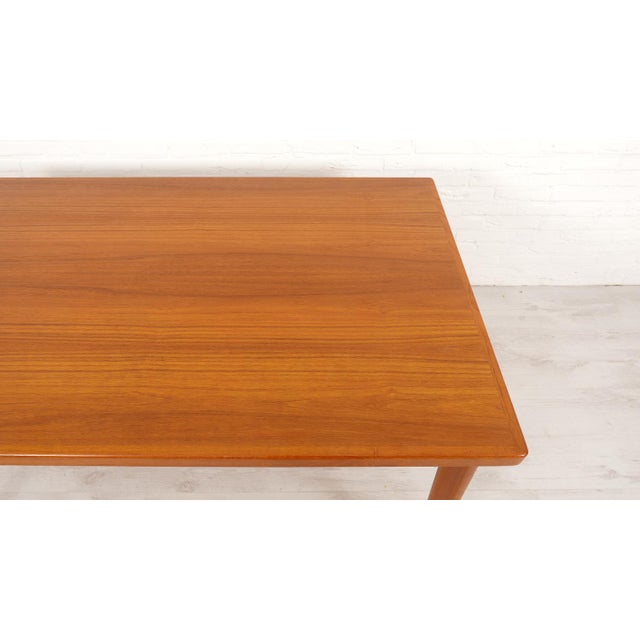 Vintage Extendable Teak Dining Table For Sale - Image 14 of 18