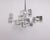 Large Cubic Chrome and Acrylic Glass 17-Light Chandelier by Gaetano Sciolari, Italy, 1960s For Sale - Image 6 of 18