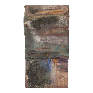 Signed Mixed Media Wall Assemblage by Artist Juliet Holland For Sale