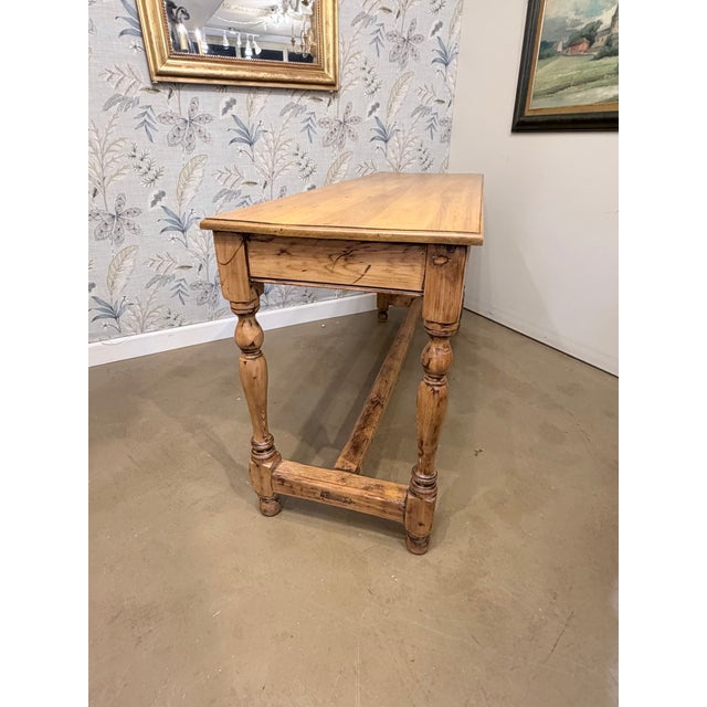 19th Century 19th Century English Pine Console Table For Sale - Image 5 of 12