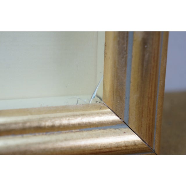 Antique Victorian Mother of Pearl Lace Folding Fan Shadow Box Display 28" For Sale - Image 4 of 13