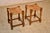 French Country Late 19th Century Pair of French Walnut Stools For Sale - Image 3 of 8