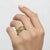 Split Shank oval peridot engagement silver, gold ring. Vintage Style Oval peridot Ring. Minimalist Luxury Pinky Ring....