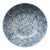 1990s Blue & White Spongeware Serving Bowl by Gerald E. Henn, Ohio Pottery For Sale