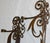 Pair of Metal Candleholder Wall Sconces With Foliate and Scrolls For Sale In Nashville - Image 6 of 7