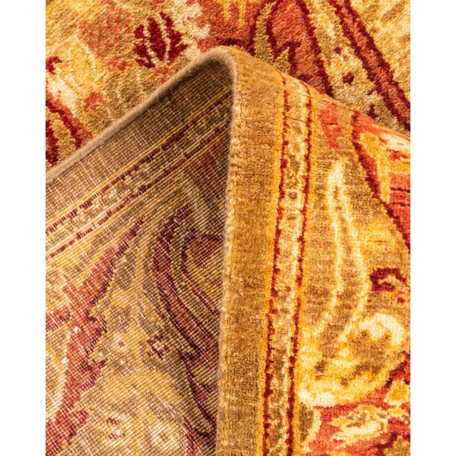 Mogul Hand-Knotted Runner Rug - Yellow, 2' 8" x 8' 1" For Sale In New York - Image 6 of 8