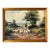 A Shepherd’s Path — Vintage Framed Pastoral Landscape With Sheep Oil Painting For Sale